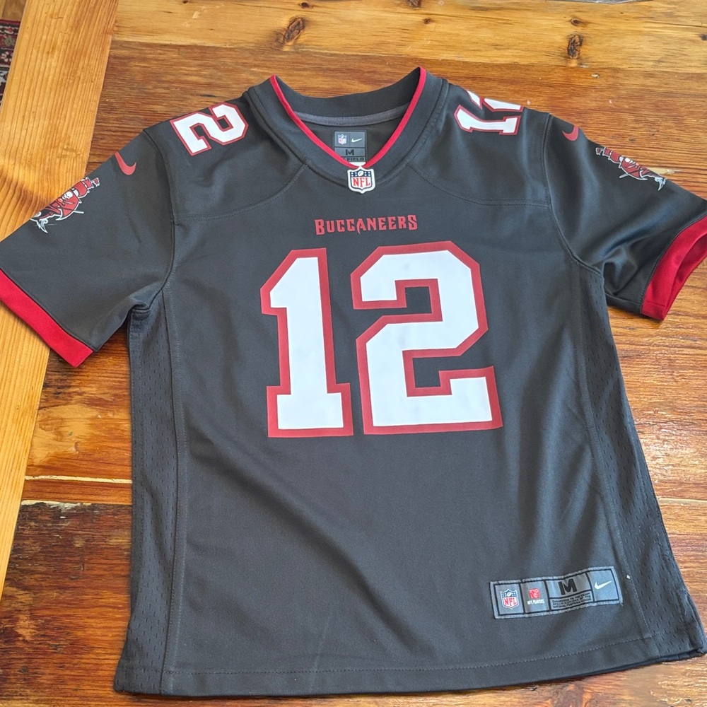 Nike Kids Buccaneers Black and Red Jersey